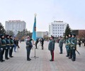 В Семее бригаде территориальной обороны вручили боевое знамя