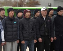 Новобранцев торжественно проводили в армию