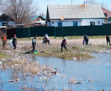 Семейчане продолжают поддерживать акцию «Таза Қазақстан»