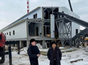 Продолжается возведение котельной в Карагайлы