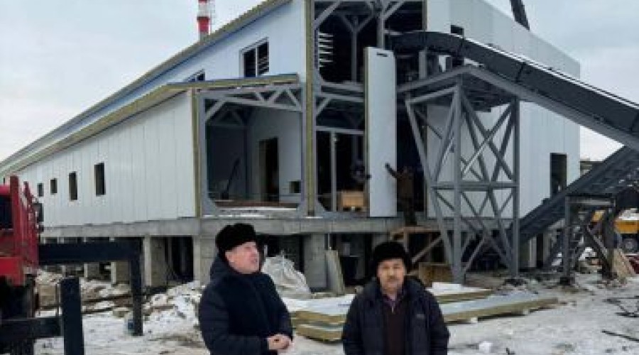 Продолжается возведение котельной в Карагайлы