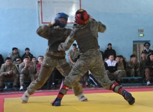 Семейские военнослужащие встретились на татами