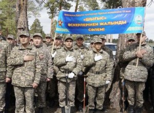Военнослужащие высадили более 20 тысяч сеженцев