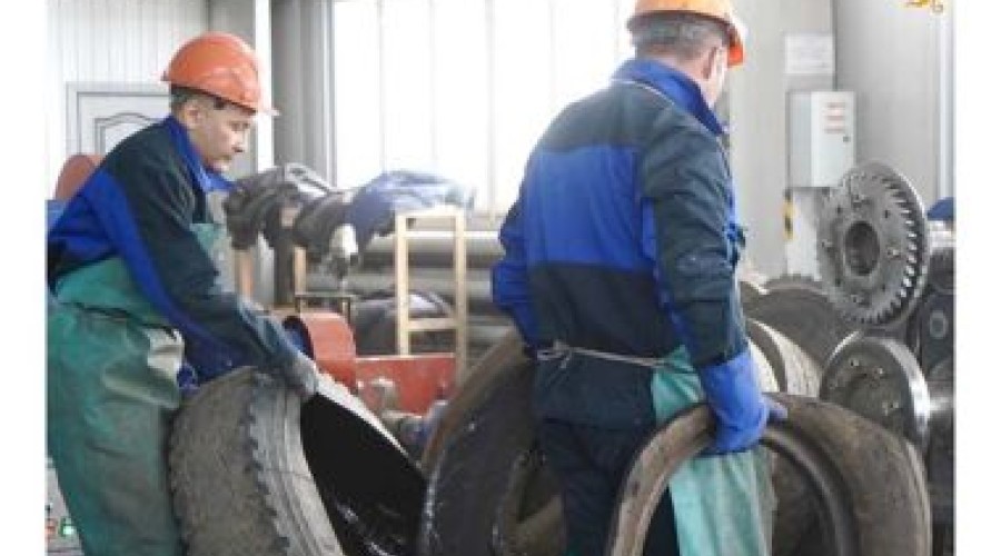 Уникальный завод в Семее переработал первую 1 000 тонн шин